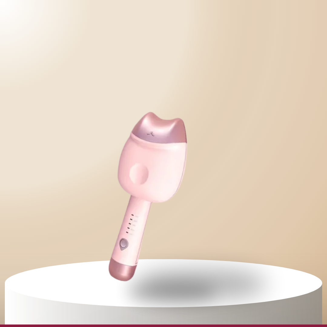 Rizador de pelo con forma de pata de gato