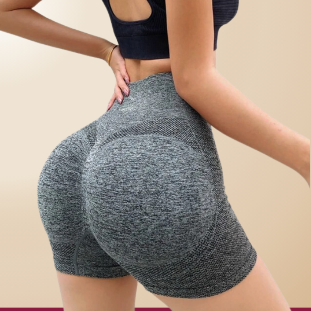 Leggings Corto Elástico Push Up gris S/M