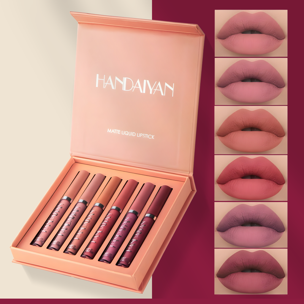 Pack Derol Pumper + Kit 6 labiales matte Handaiyan