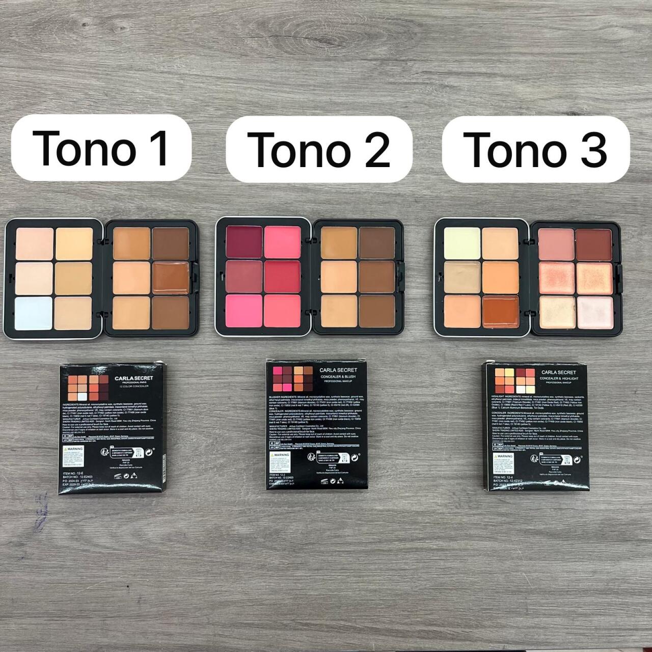 Pack Paleta de sombras- Carla secret